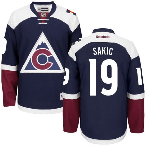 Joe Sakic Authentic Blue Third NHL Jersey